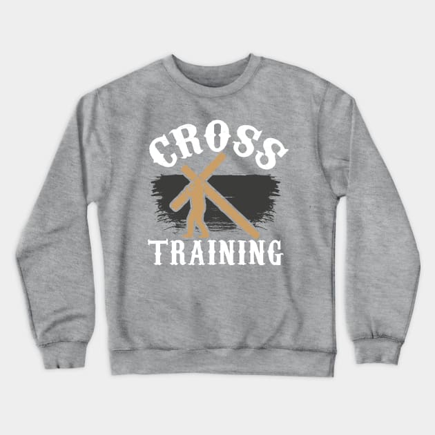 CHRISTIANITY Cross Training Crewneck Sweatshirt by Lomitasu